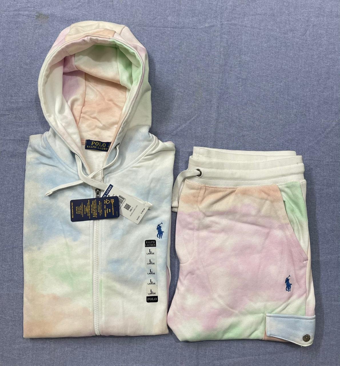 Ralph Lauren polo hoodie joggers tracksuit Cargo Set