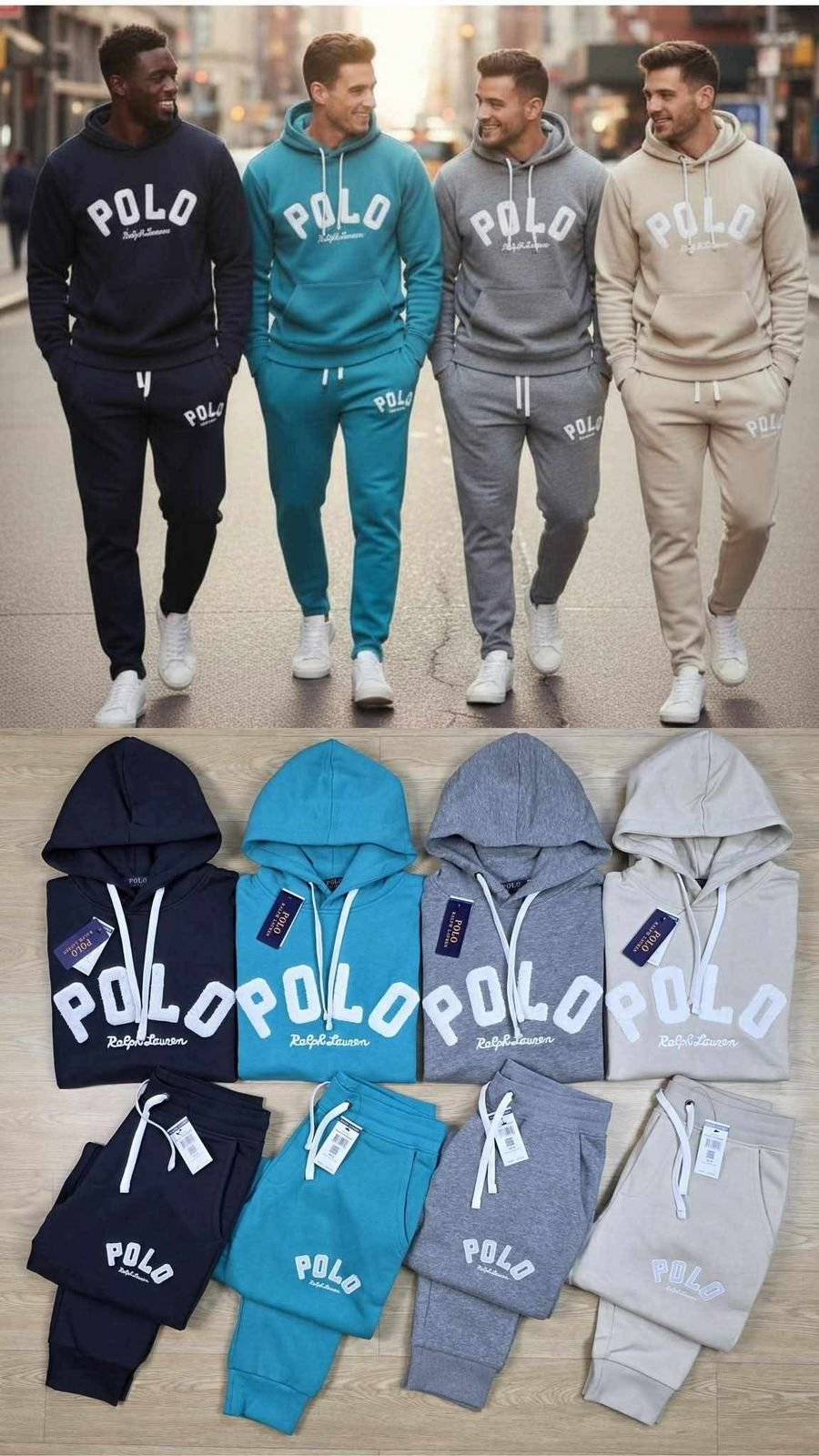 Ralph Lauren Towel Embroidery Joggers Set.